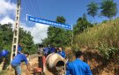 Đội Thanh Niên Tình Nguyện huyện Đoàn Quan Hoá ra quân tình nguyện tại bản Buốc Hiềng xã Trung Thành